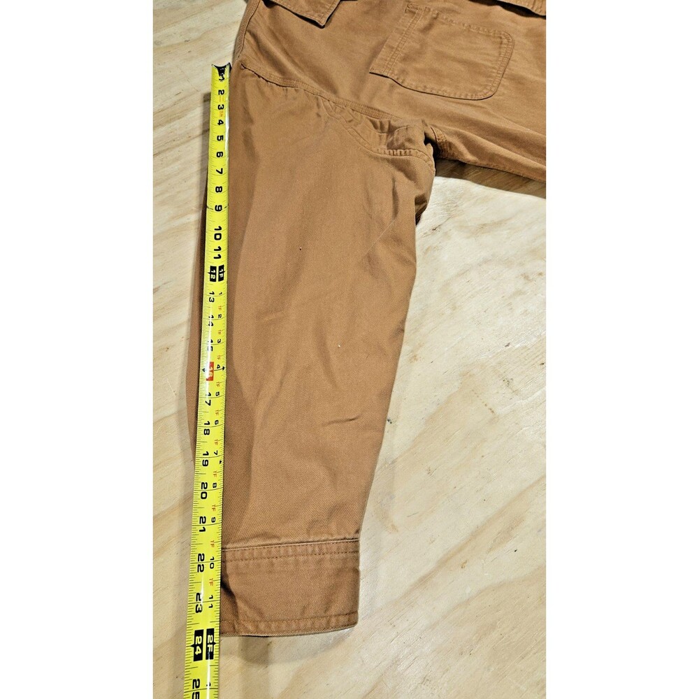 Jesse James Workwear Shirt Men 2XL Industrial Outdoor Button Down Brown Canvas - Picture 10 of 12